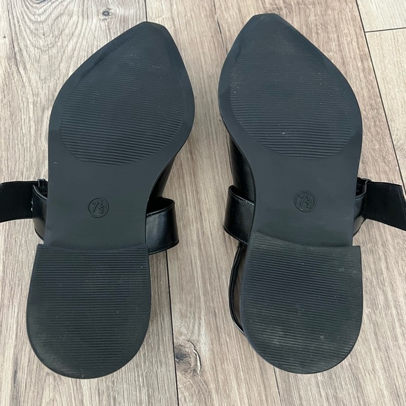 Wild Fable - Wild Fable Women's Faux Leather Pull-On Slingback  Black - Picture 4 of 5